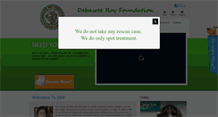 Desktop Screenshot of debasreeroyfoundation.org